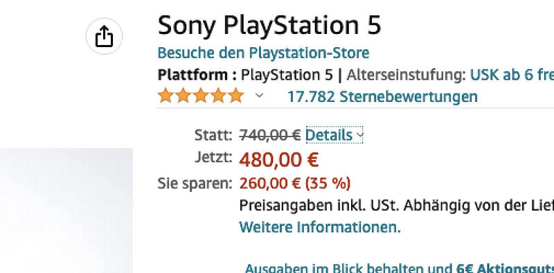 Sony PlayStation 5 : Amazon.de: Games 2022-09-05 11-42-07