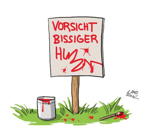 bissiger Hund