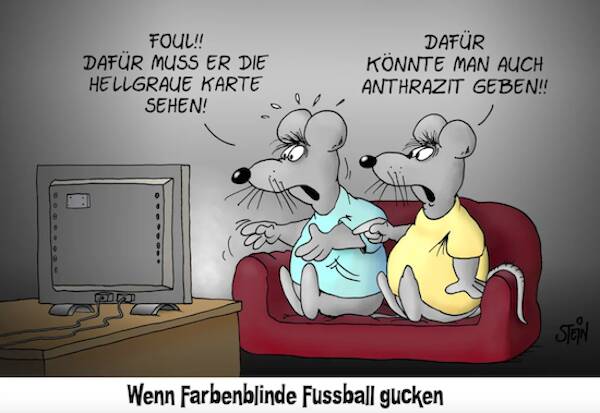 Fußball Farbenblind